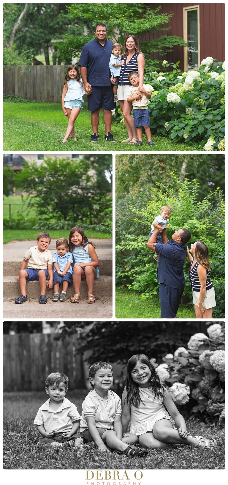 Family portrait session at home, Summer family session, Debra O Photography, Hudson WI Portrait Photographer